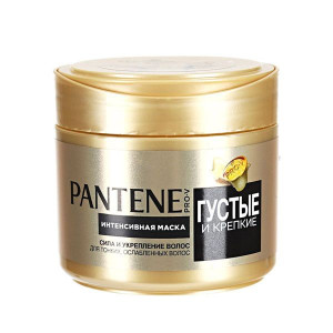 Pantene Густые и крепкие Интенсивная укрепляющая маска для волос, 300 мл